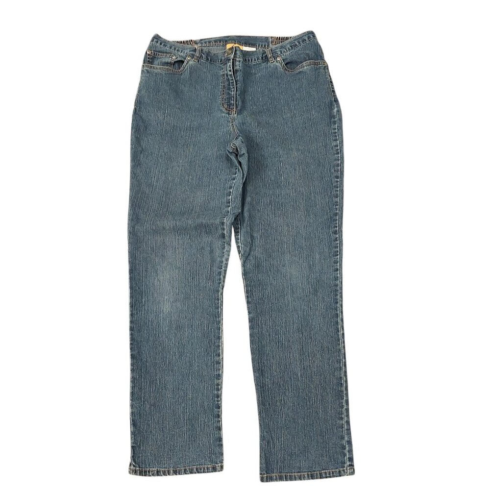Ruby Rd Women’s Blue Jeans - Size 12, Cotton Blend, Made in USA